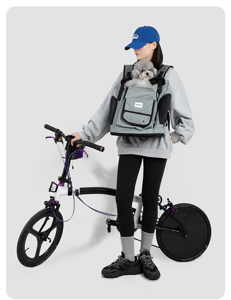 Mountain-Style Front-Carry Pet Backpack
