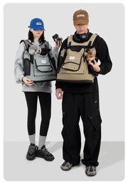 Mountain-Style Front-Carry Pet Backpack