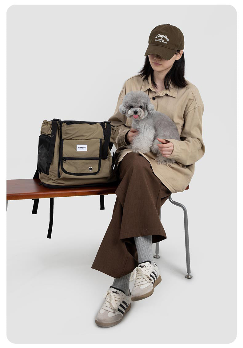 Mountain-Style Front-Carry Pet Backpack