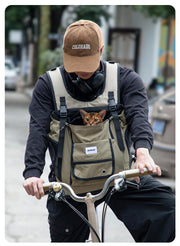 Mountain-Style Front-Carry Pet Backpack