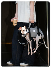 Ice-Silk Horizontal Pet Backpack Carrier with Spine-Friendly Support