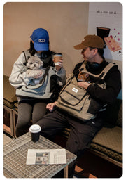 Mountain-Style Front-Carry Pet Backpack