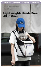 Lightweight Front-Carry Pet Carrier Backpack