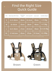 Spine-Friendly Horizontal Pet Carrier Backpack