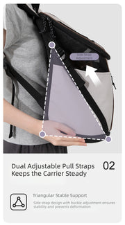 Lightweight Front-Carry Pet Carrier Backpack