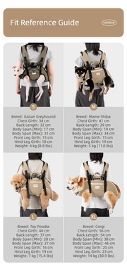 Spine-Friendly Horizontal Pet Carrier Backpack