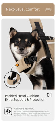Spine-Friendly Horizontal Pet Carrier Backpack