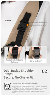 Spine-Friendly Horizontal Pet Carrier Backpack