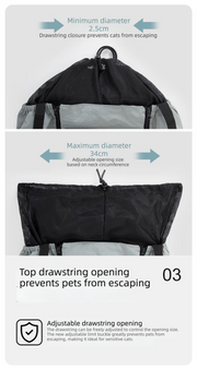 Mountain-Style Front-Carry Pet Backpack