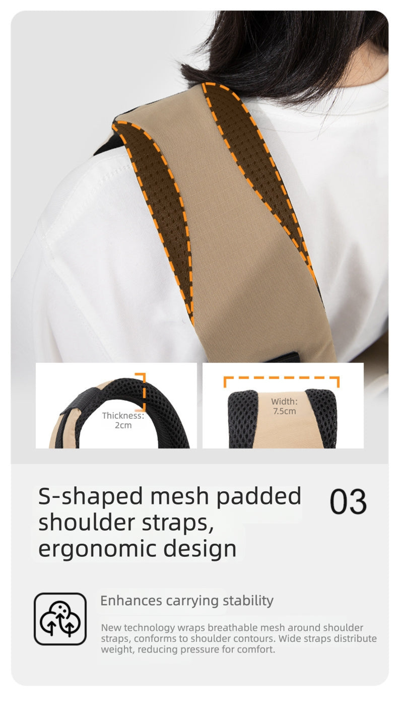 Spine-Friendly Horizontal Pet Carrier Backpack
