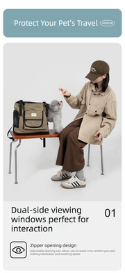 Mountain-Style Front-Carry Pet Backpack