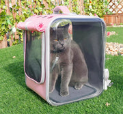 Pet Carrier Backpack with Side Window Covers