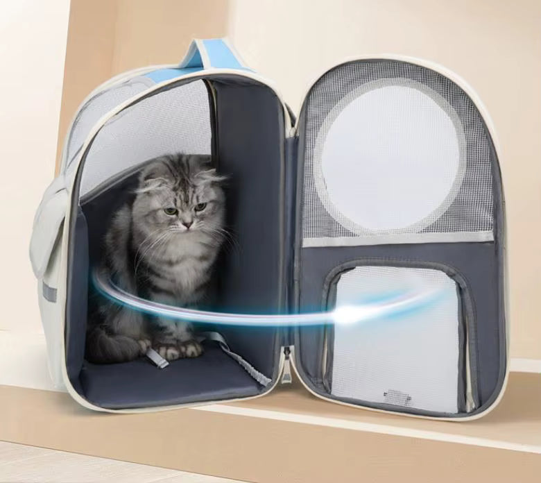 Wheeled Pet Carrier Backpack