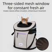 Lightweight Front-Carry Pet Carrier Backpack