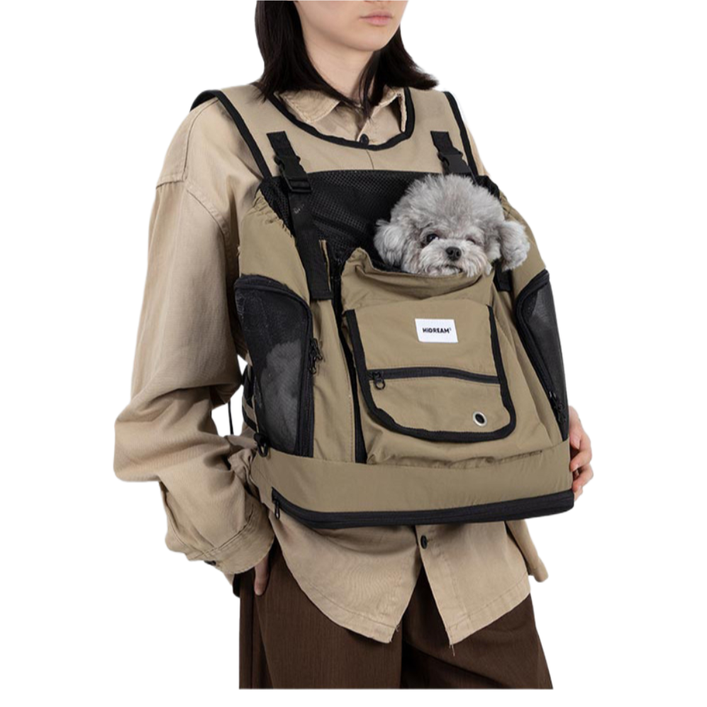 Mountain-Style Front-Carry Pet Backpack