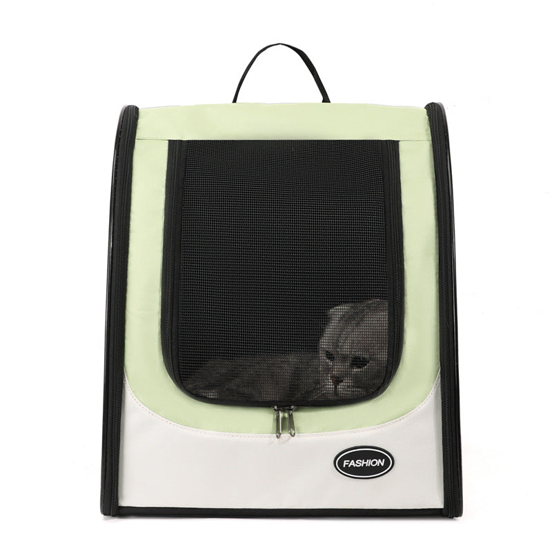 Oxford Pet Carrier Backpack with Trolley Configuration