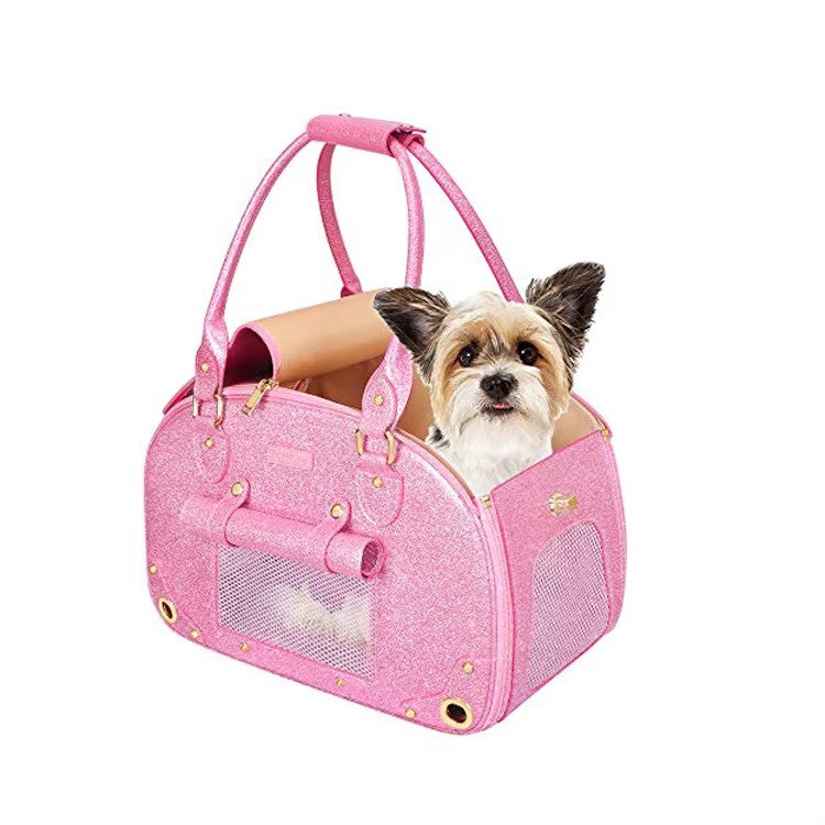 PU Pet Carrier Tote with 7 Color Options