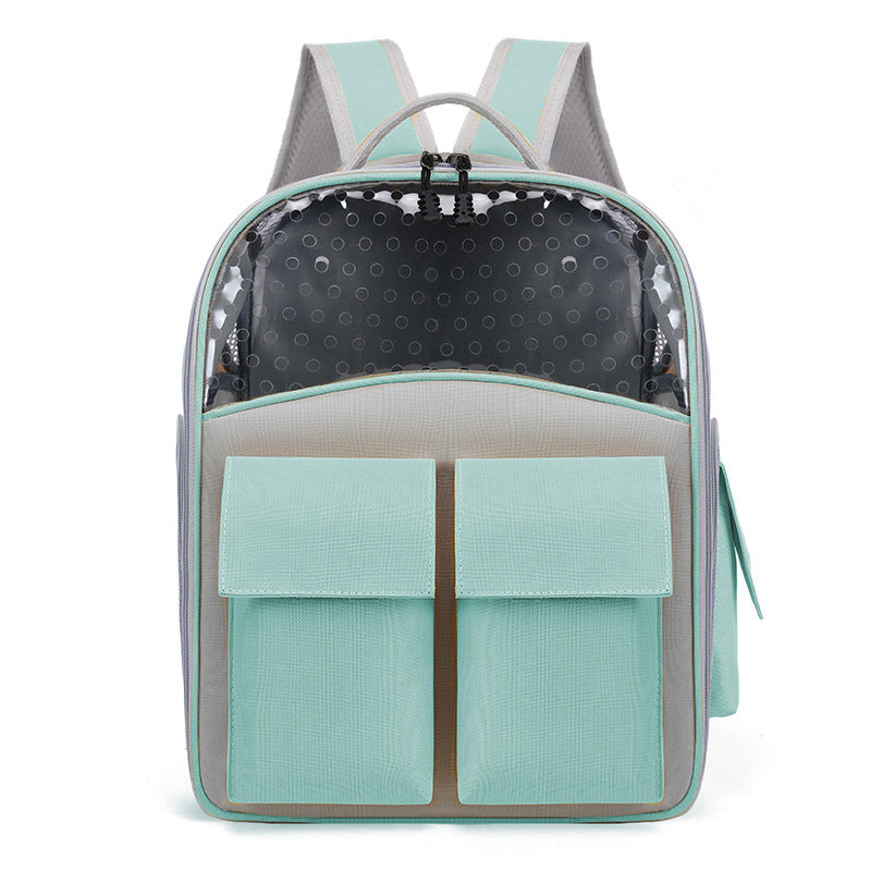 Pet Carrier Backpack with Dual Front Pockets