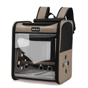 Oxford and PVC Small Pet Carrier Backpack
