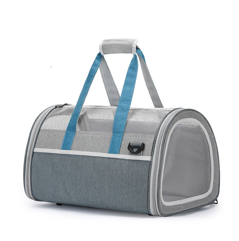 Mesh Pet Carrier Tote with Shoulder Strap