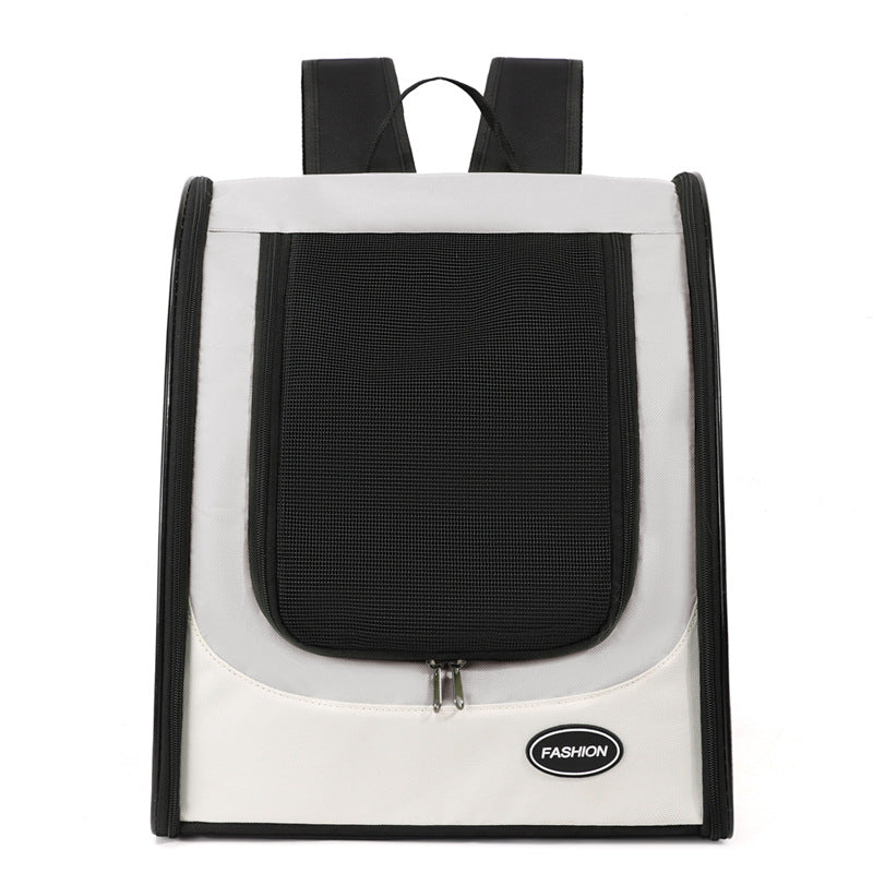 Oxford Pet Carrier Backpack with Trolley Configuration