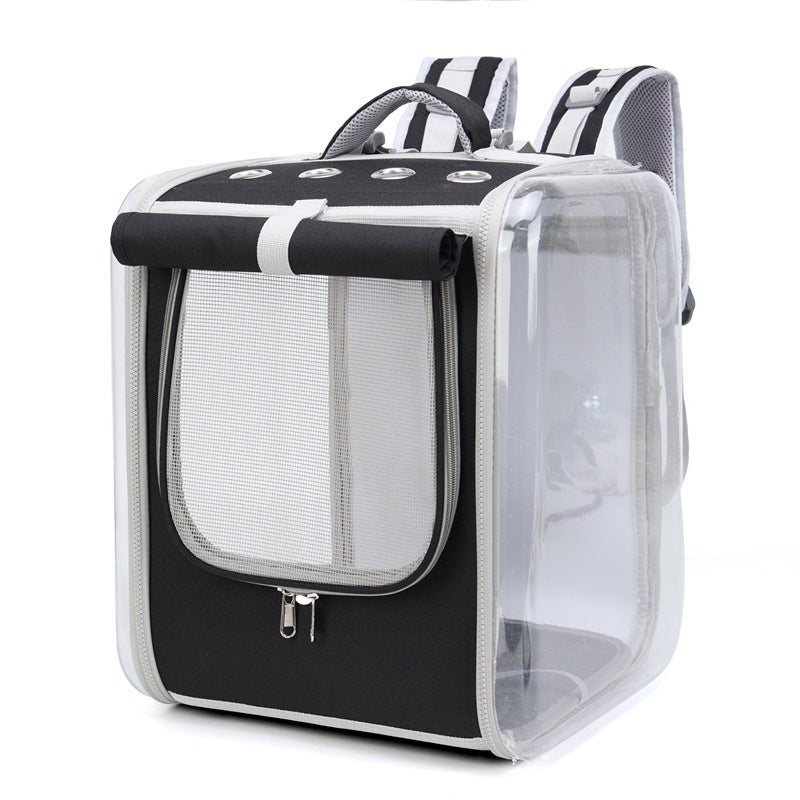 Pet Carrier Backpack with Side Window Covers