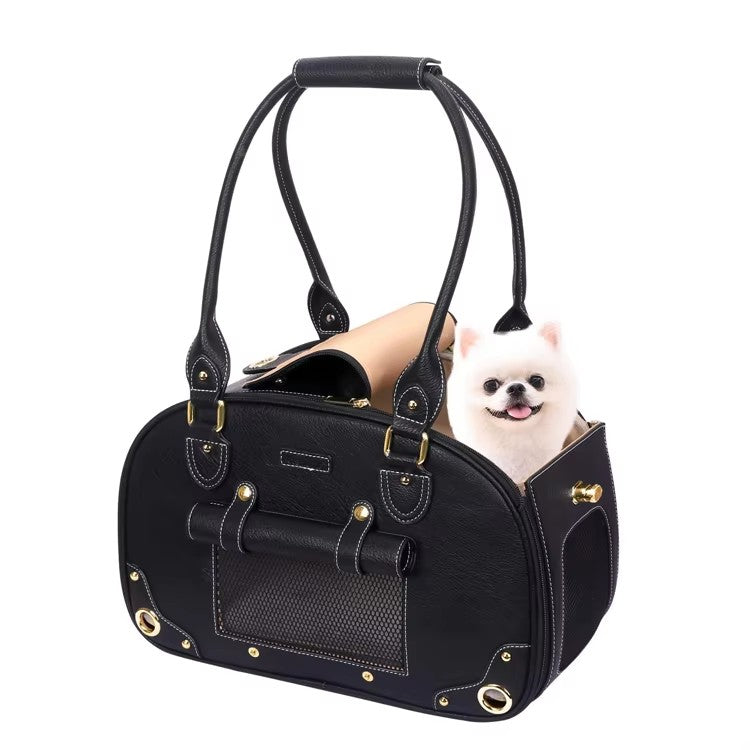 PU Pet Carrier Tote with 7 Color Options