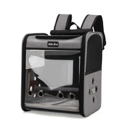 Oxford and PVC Small Pet Carrier Backpack