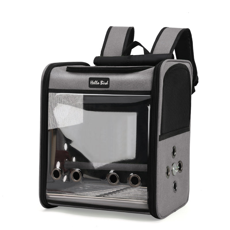 Oxford and PVC Small Pet Carrier Backpack
