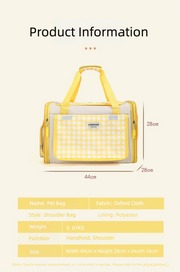 Convertible Pet Carrier Tote & Backpack for Small Pets