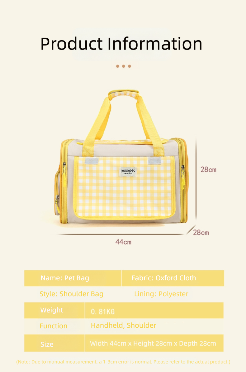 Convertible Pet Carrier Tote & Backpack for Small Pets