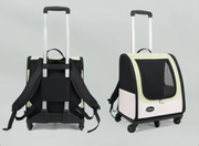 Oxford Pet Carrier Backpack with Trolley Configuration