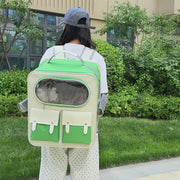 Convertible Pet Carrier Backpack with Standard & Wheeled Options