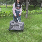 Large Oxford Wheeled Pet Carrier