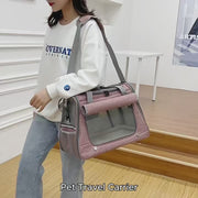Structured Pet Carrier Tote