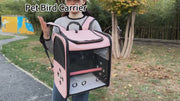 Oxford and PVC Small Pet Carrier Backpack