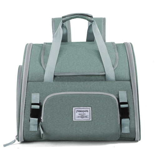Expandable Soft-Sided Pet Carrier Backpack