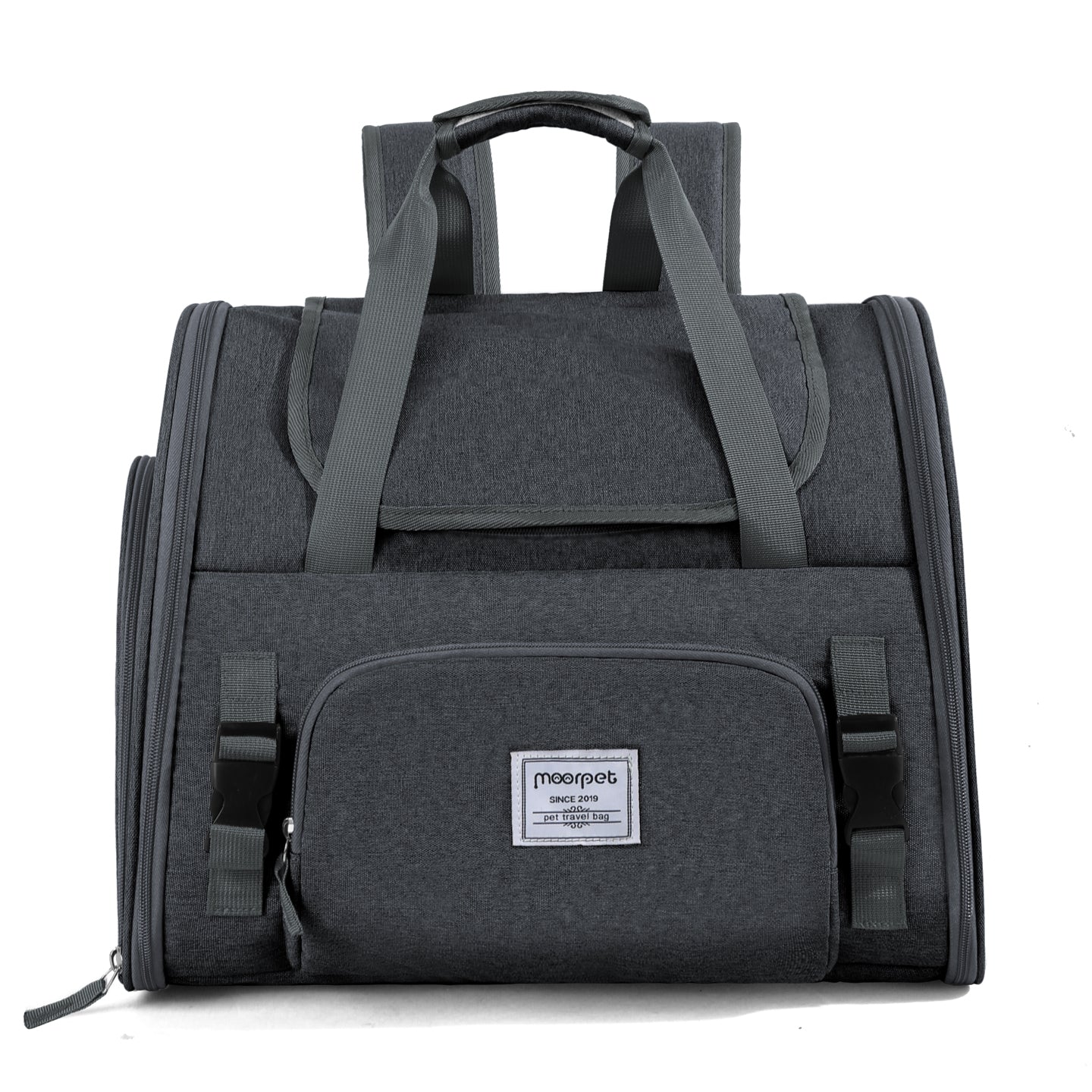Expandable Soft-Sided Pet Carrier Backpack