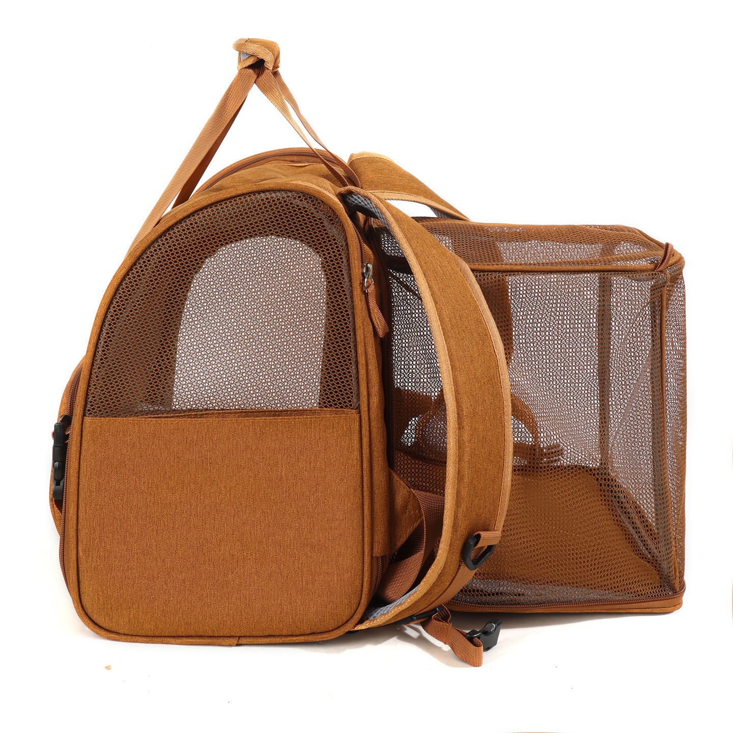 Expandable Soft-Sided Pet Carrier Backpack