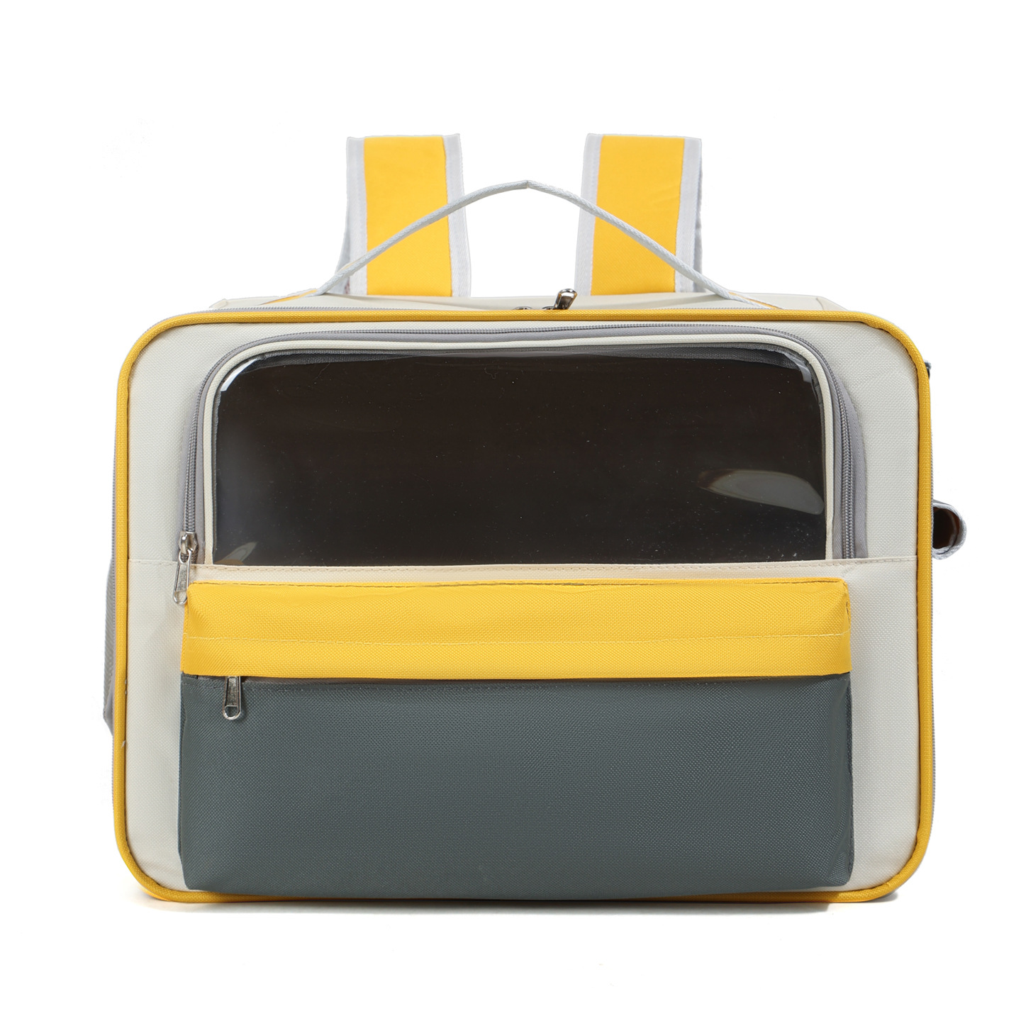 Color-Block Pet Carrier Backpack