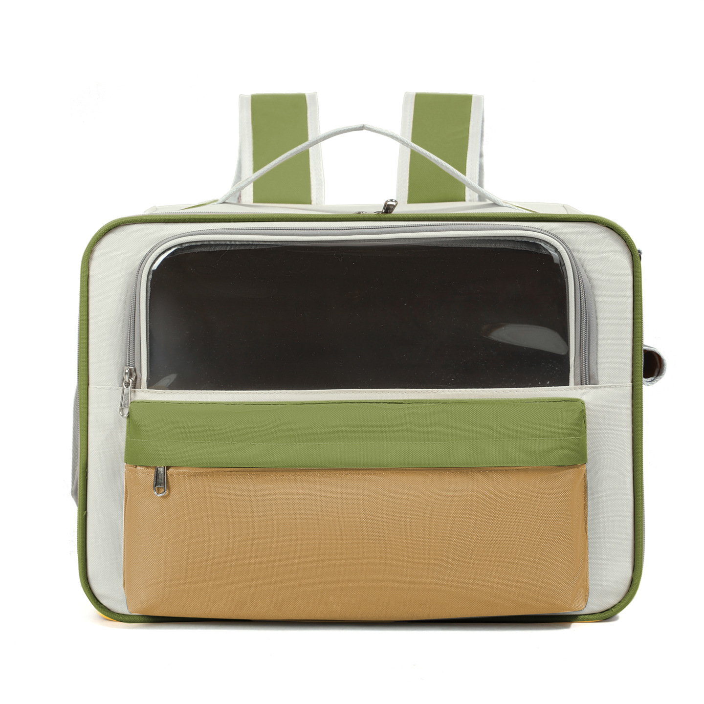 Color-Block Pet Carrier Backpack