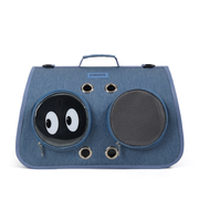Ventilated Pet Carrier Tote with Character Window