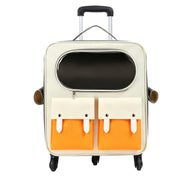 Convertible Pet Carrier Backpack with Standard & Wheeled Options