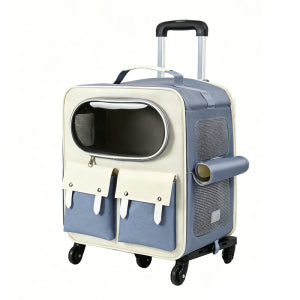 Convertible Pet Carrier Backpack with Standard & Wheeled Options