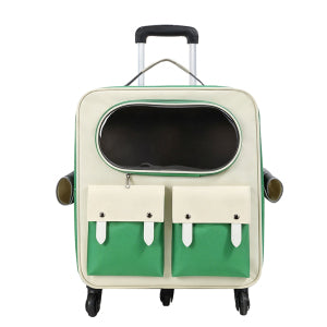 Convertible Pet Carrier Backpack with Standard & Wheeled Options