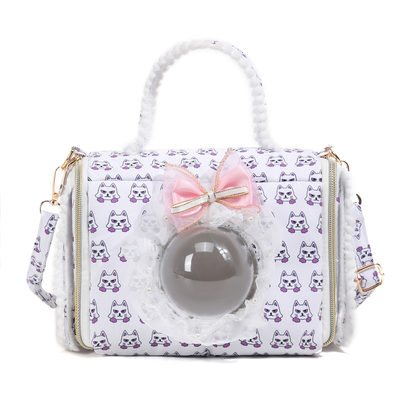 Warm Small Pet Crossbody Carrier