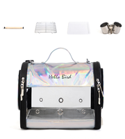 Transparent Small Bird Carrier Tote