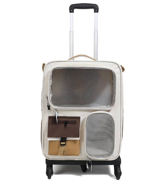 Convertible Wheeled Pet Carrier Backpack